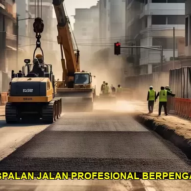 pengaspalan jalan profesional berpengalaman